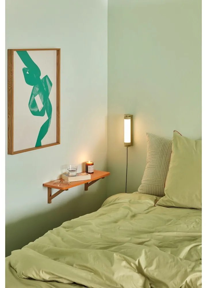 Raft portocaliu cu aspect de lemn de stejar 60 cm Arki – Hübsch