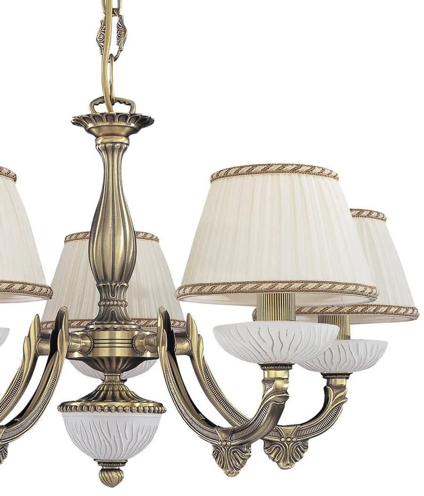 Candelabru din alama 5 brate design italian 5400