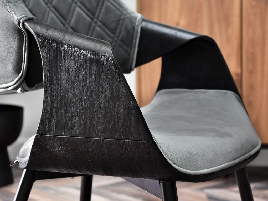 Scaun Rolf K (gri negru + negru). 1111251