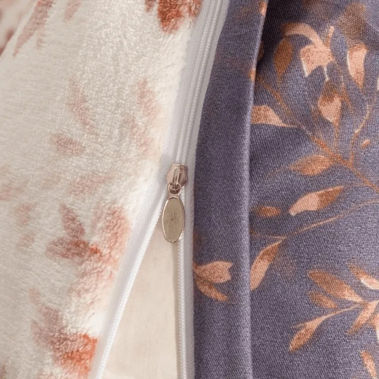 Fata de perna dubla fata DUO SENSE SYLVENA 45x45 cm cocolino/flanel, colorat