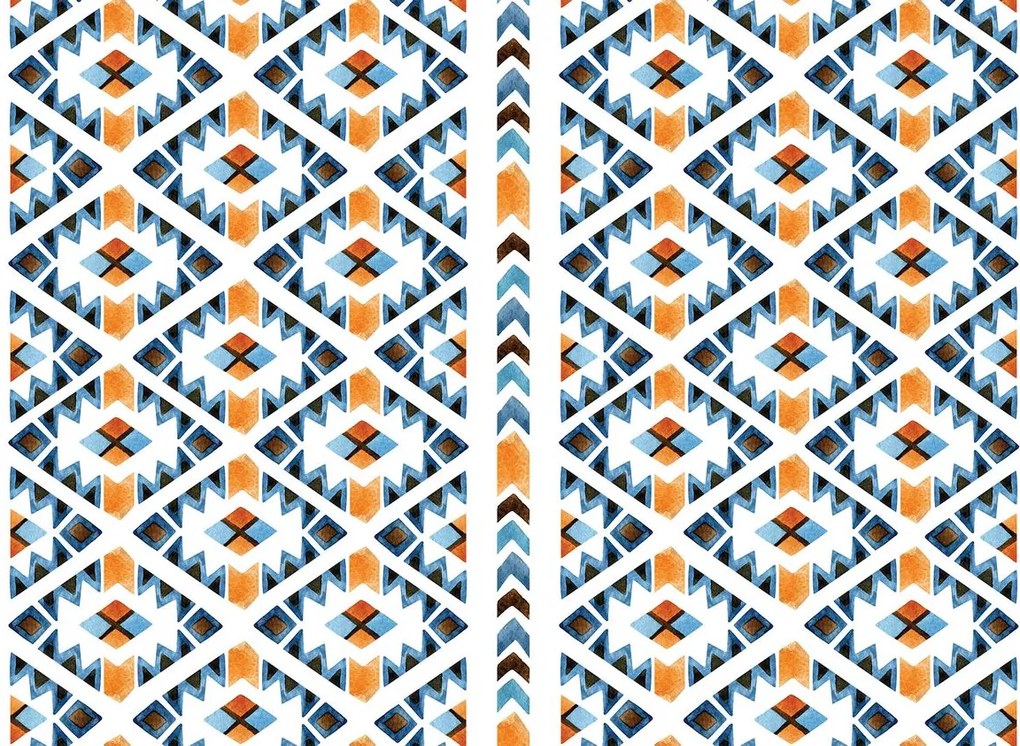 Fototapet - Ornament geometric (254x184 cm)