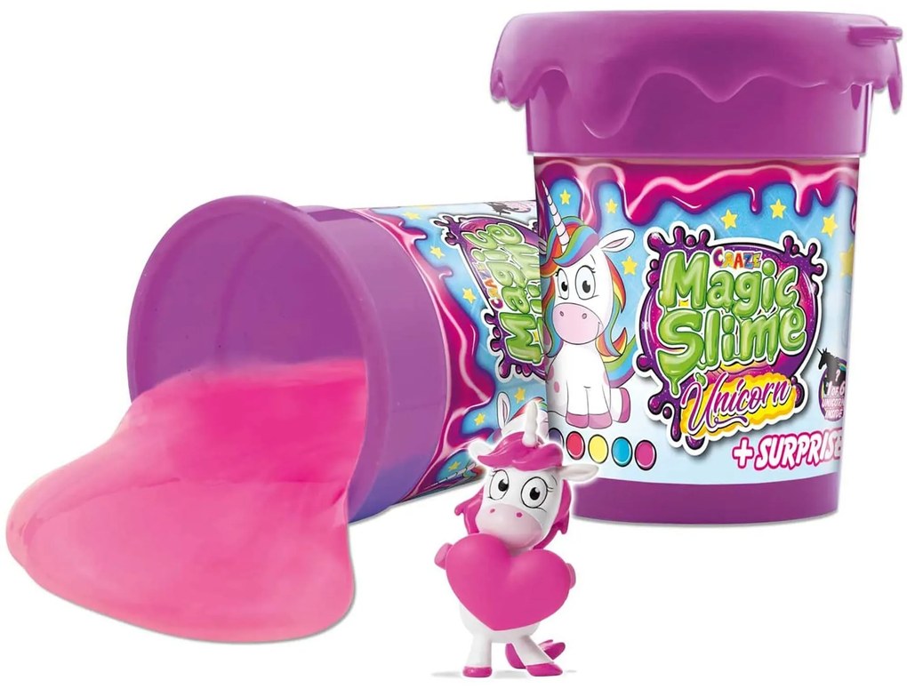 CRAZE SLIME MAGIC CU SURPRIZA - UNICORN - CRAZE (CRZ35627)