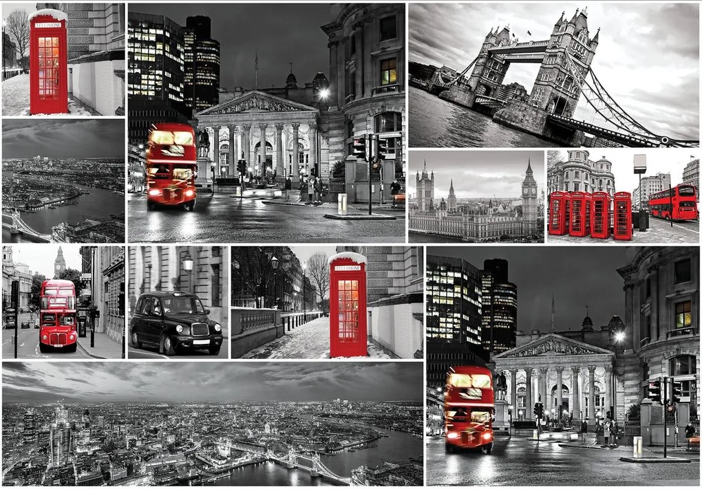Fototapet - Monumentele Londrei (254x184 cm), în 8 de alte dimensiuni noi