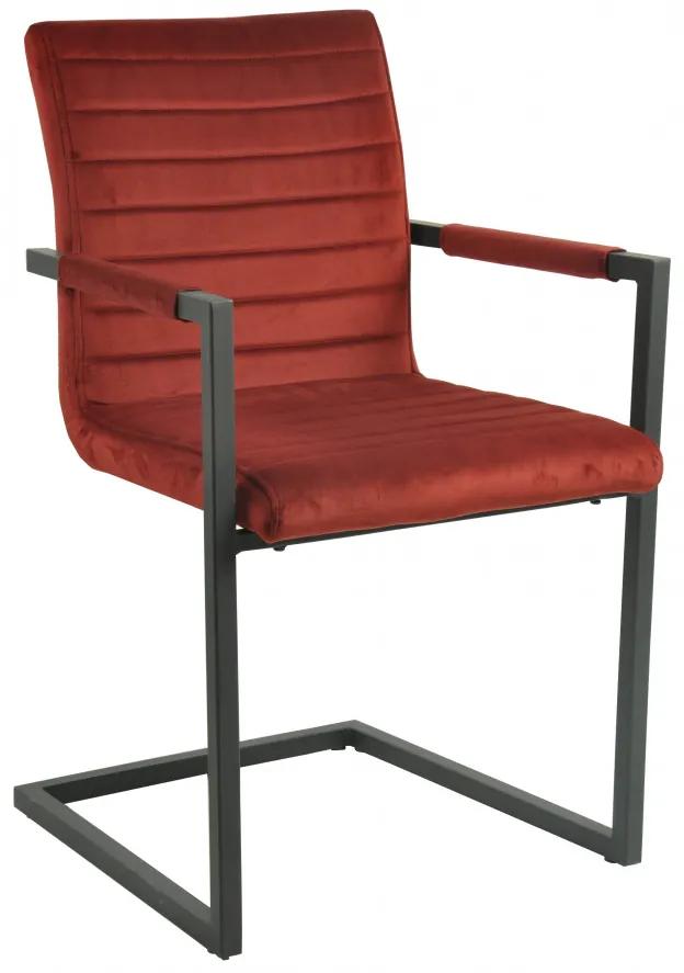 Set 2 scaune din catifea Sit&amp;Chairs rosii