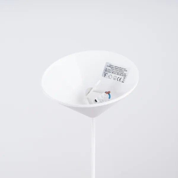 Lustră pe cablu Sollux SL.1325 ZUMA 1xE27/15W/230V alb