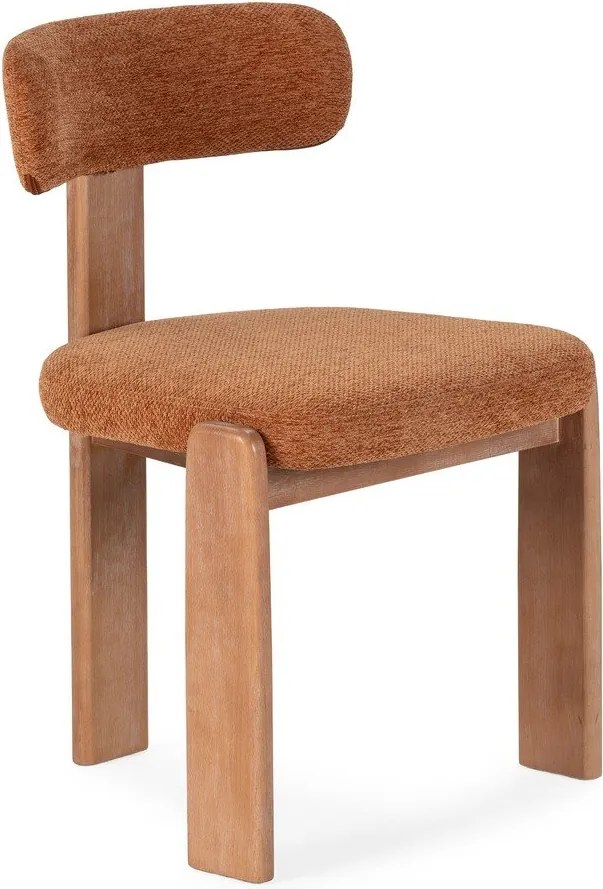 Scaune de dining cărămizii 2 buc. tapițate Nadia – MOME