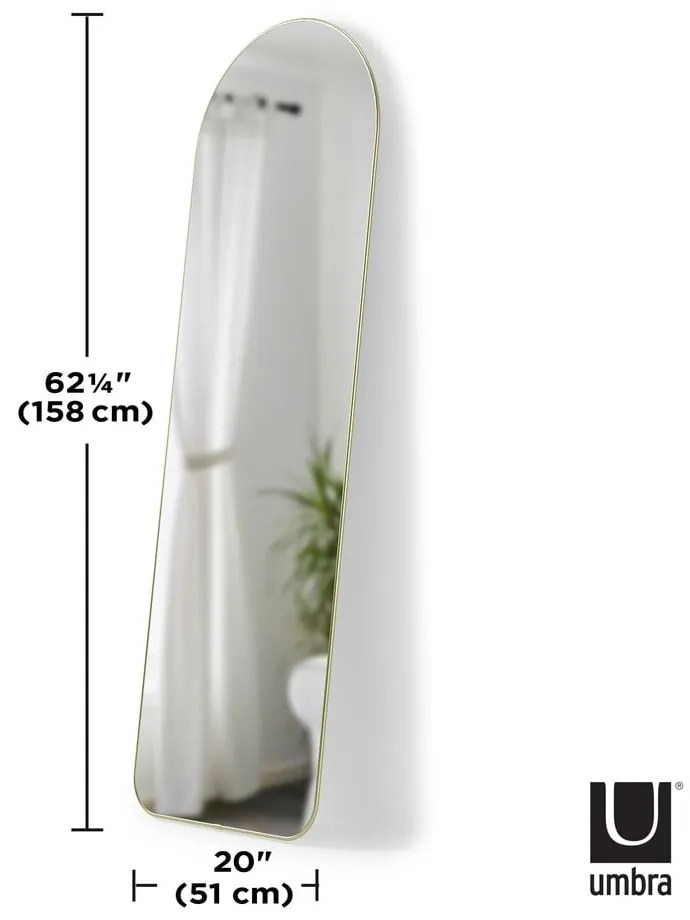Oglindă de podea 51x158 cm Hubba – Umbra