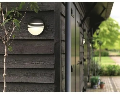 Lampă de perete cu LED Philips 17296/30/16 pentru exterior Yarrow 21 cm, negru