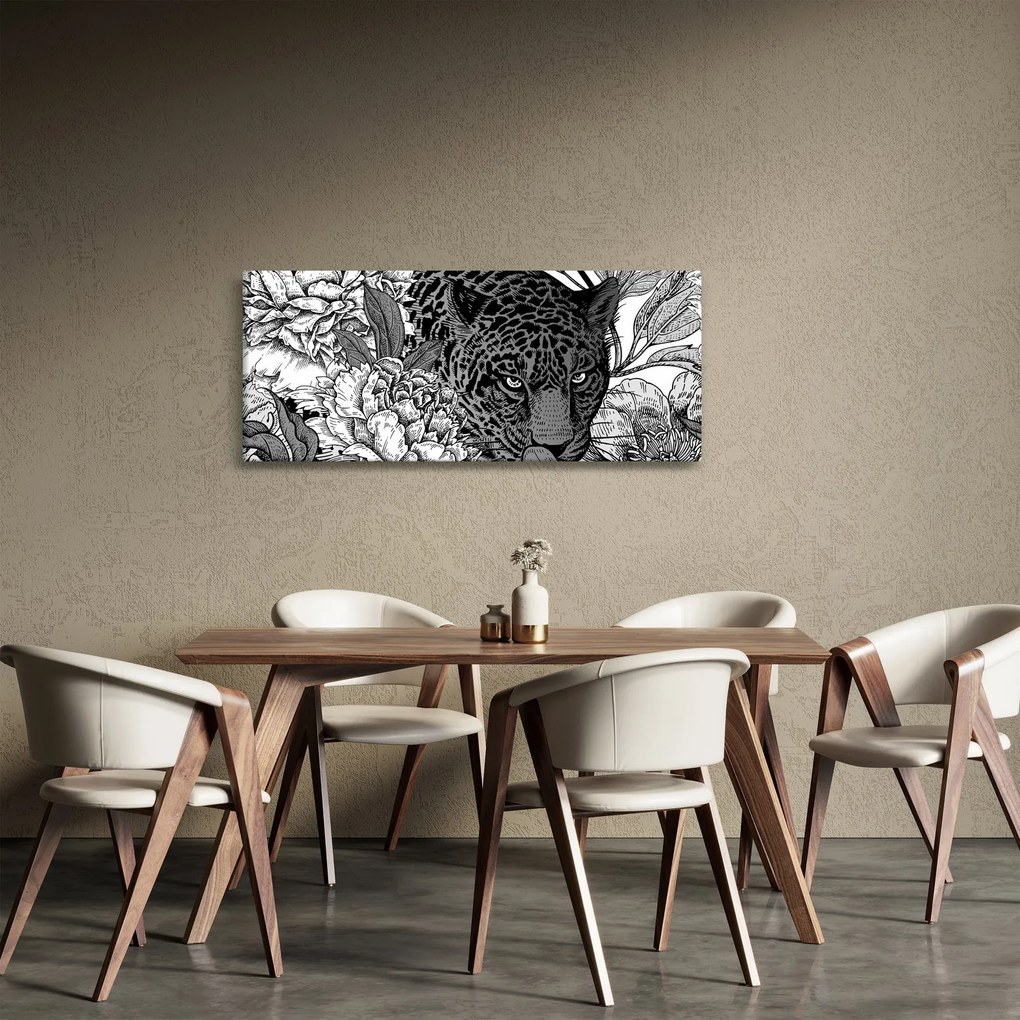 Tablou - Grădină exotică (120x50 cm)