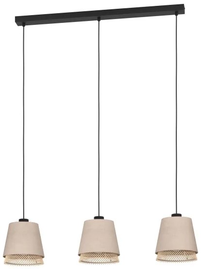 Lustră pe cablu Eglo 43976 TABLEY 3xE27/40W/230V