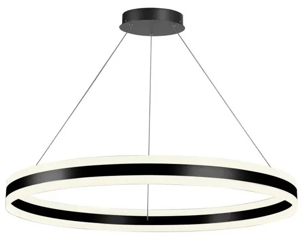 Lustra circulara LED Ada 100cm, Black