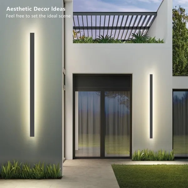 Brilagi - Aplică LED de exterior LINEAR LED/32W/230V 4000K IP65 antracit
