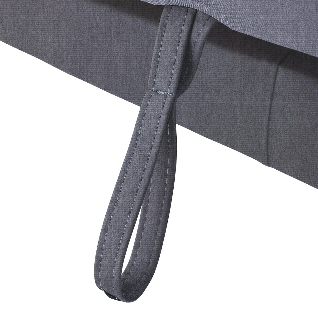 Set canapea cu spaţiu de depozitare, gri, dreapta, BUTON R