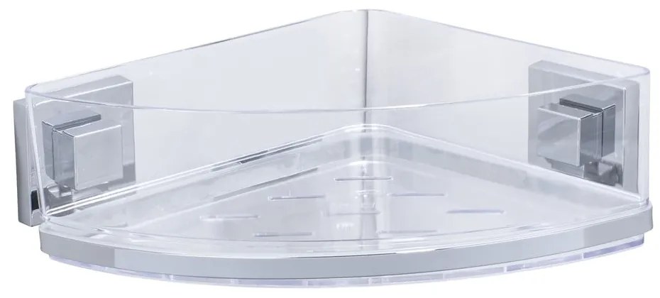 Etajeră pentru colț Wenko cu sistem de prindere Vacuum-Loc, 19,5 x 28 cm