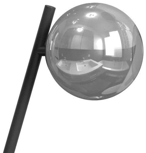 Lampă de masă ONLI PALOMA 1xG9/10W/230V 38,5 cm negru/fumuriu