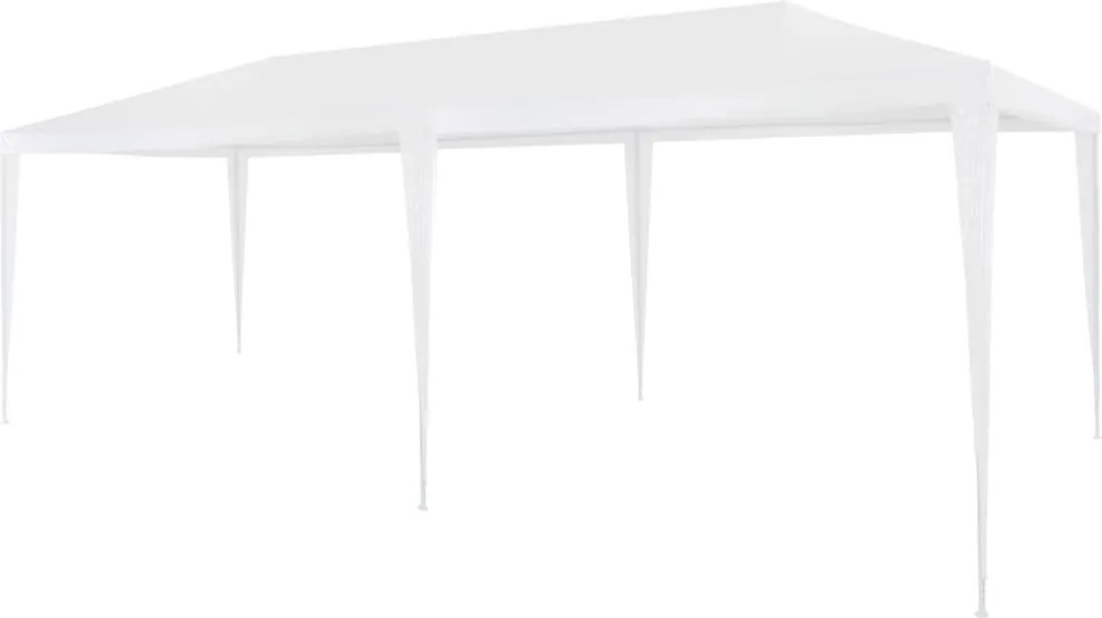 vidaXL Cort de petrecere, alb, 3 x 6 m, PE