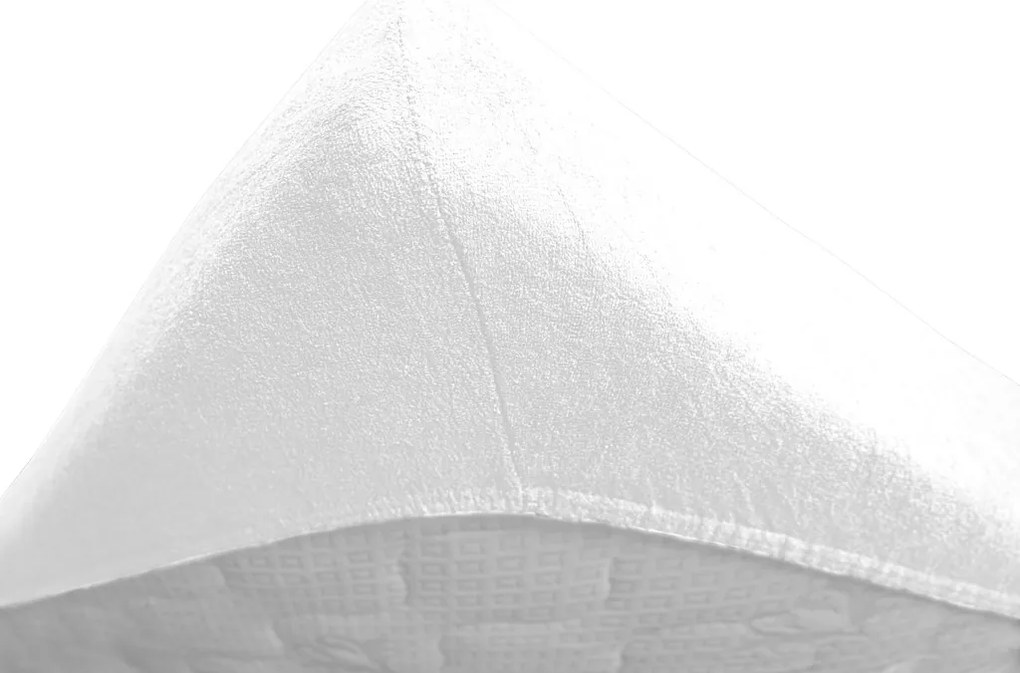 Cearsaf Frotir cu elastic 90x200 cm alb Gramaj (densitatea fibrelor): Lux (190 g/m2)