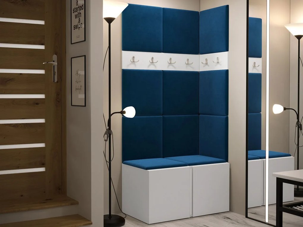 Mobilier hol Tovenaz I (Alb + albastru) . 1104757