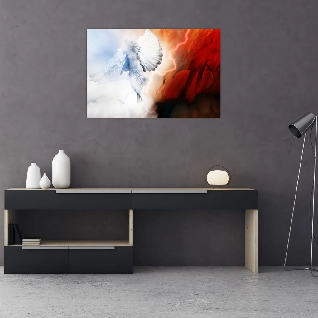 Tablou - Binele și răul (90x60 cm)