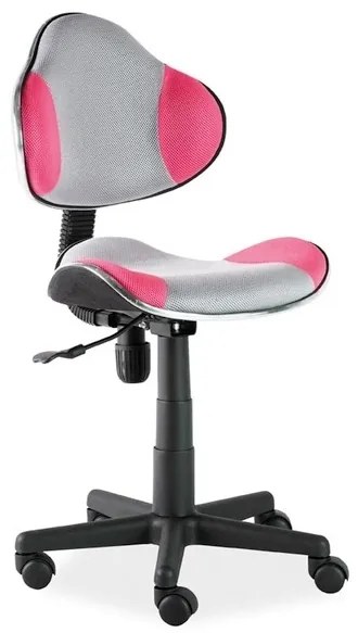 Scaun de birou Q-G2 roz/gri