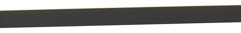 Plafoniera moderna neagra incluzând LED 40 cm - Liv