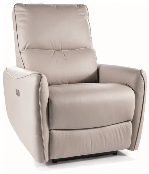 Fotoliu recliner tapitat Zefir – Beige