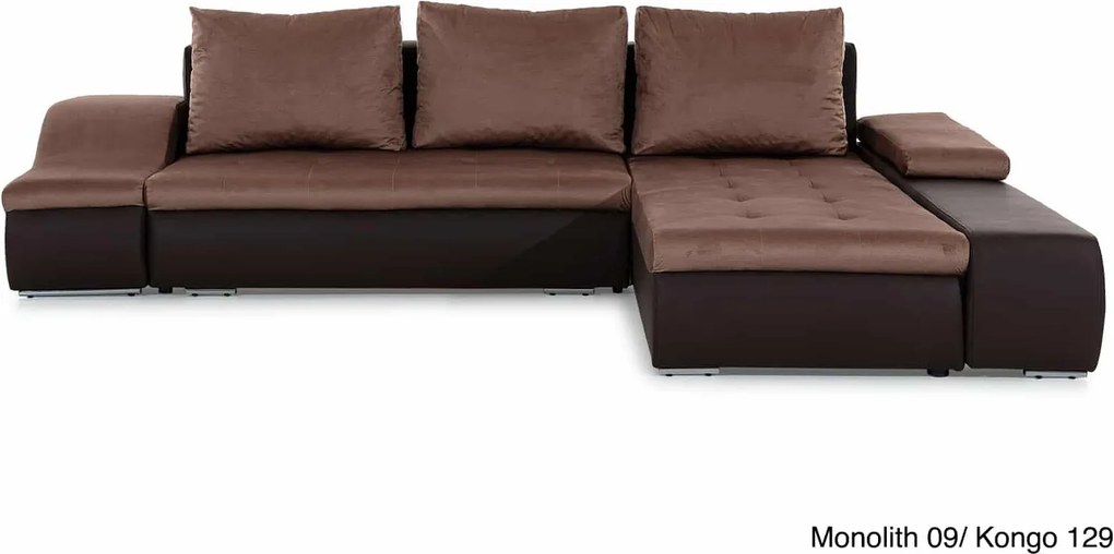 Colțar lemn masiv Extensibil Opal Depozitare 296x200cm Personalizabil