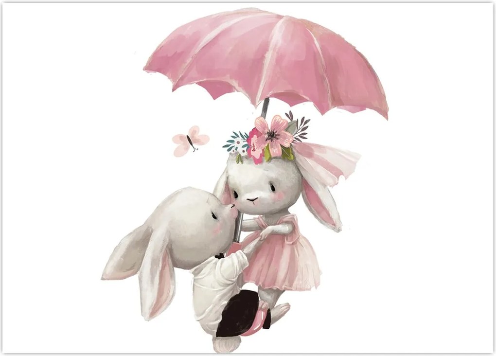 Tablou pe sticlă - Animăluț în acuarelă N⁰3 (70x50 cm)