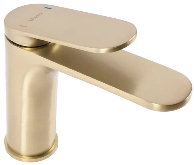 Baterie pentru baie Rea Marco auriu periat