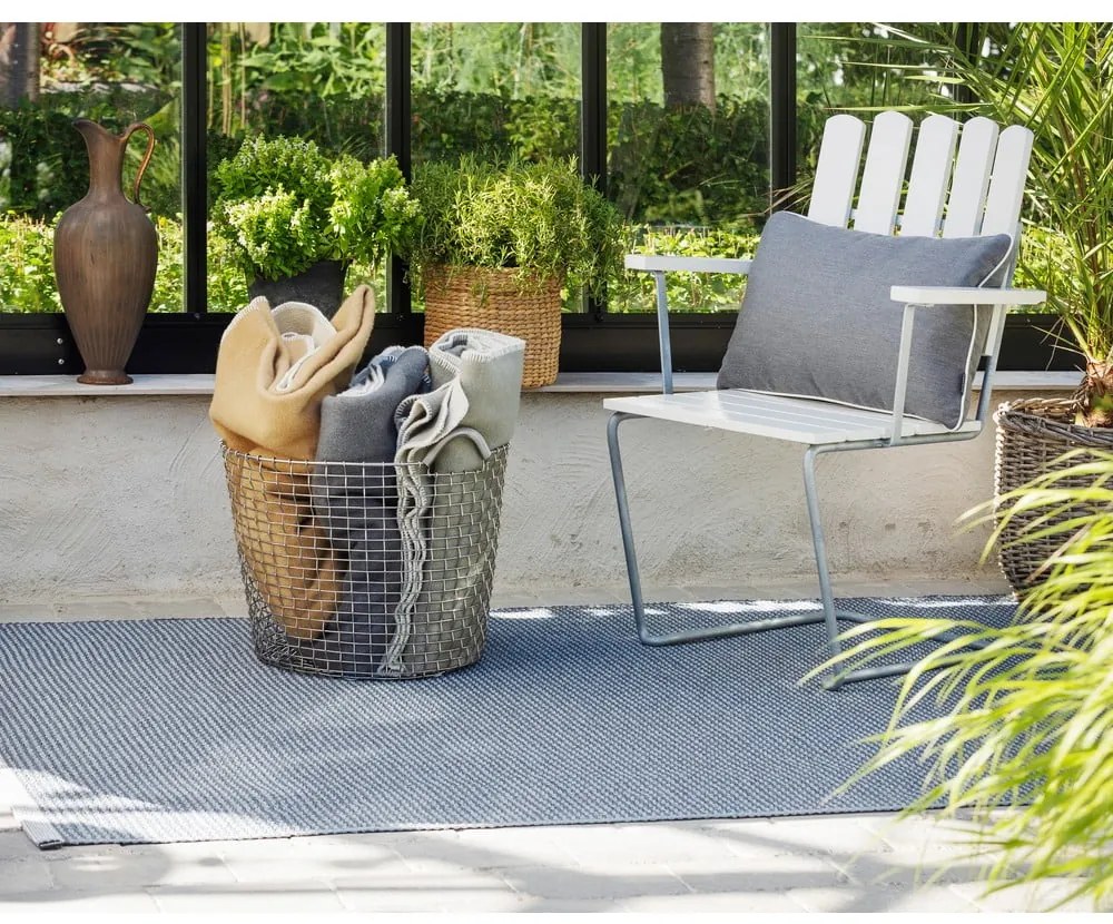 Covor pentru exterior și interior gri 85x160 cm Mono Granit – Pappelina