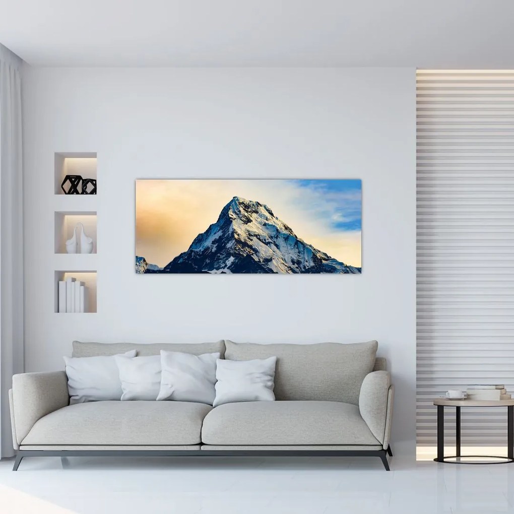Tablou cu munții înzăpeziți, Nepal (120x50 cm)