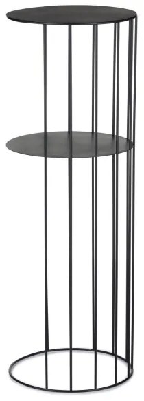 SET 3x Suport pentru flori LOFT negru