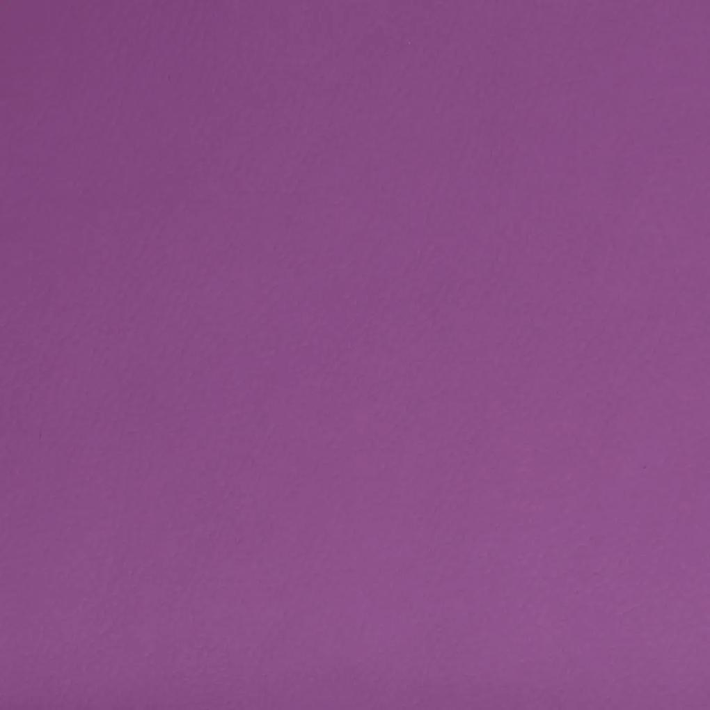 Scaune de bucatarie pivotante, 6 buc., violet, piele ecologica 6, Violet