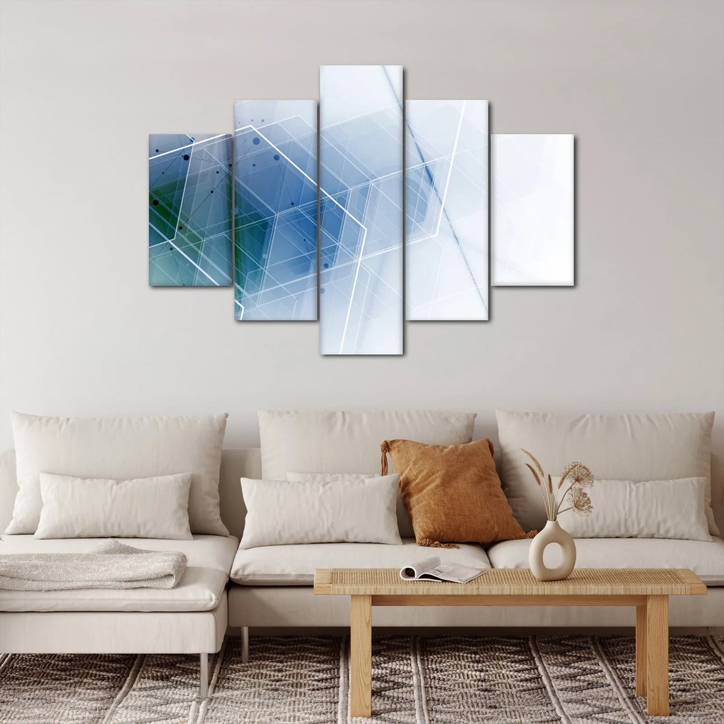 Tablou - Figuri geometrice (150x105 cm)