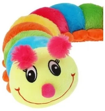 Jucărie de pluș Omidă colorată, 115 cm