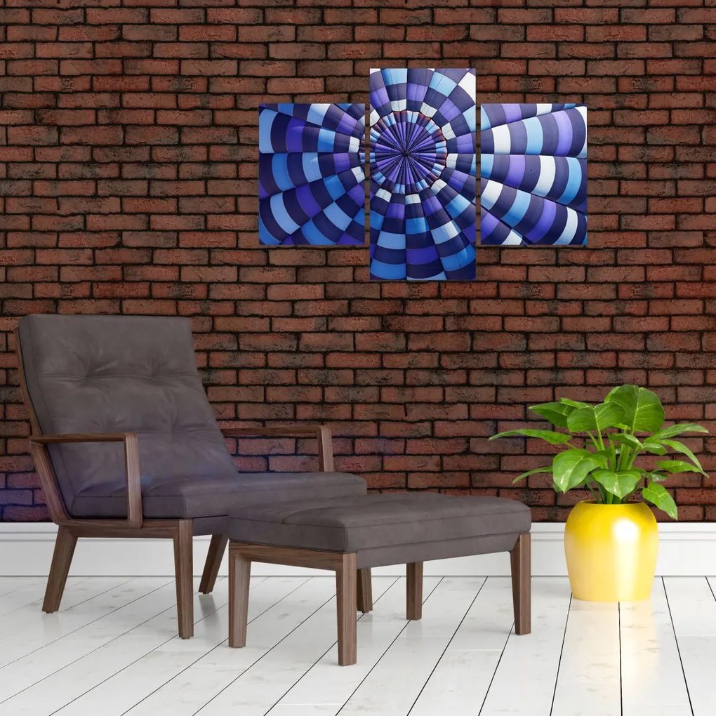 Tablou cu structura balonului zburător (90x60 cm)