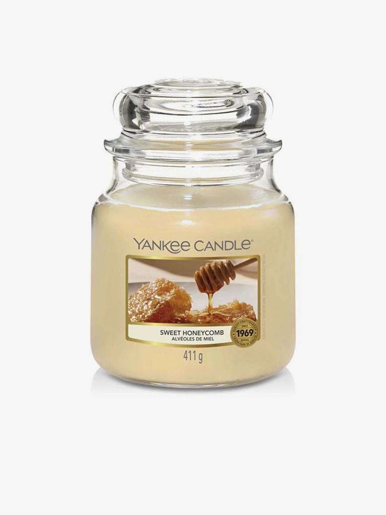 Yankee Candle galbene parfumata lumanare Sweet Honeycomb Classic mijlocie