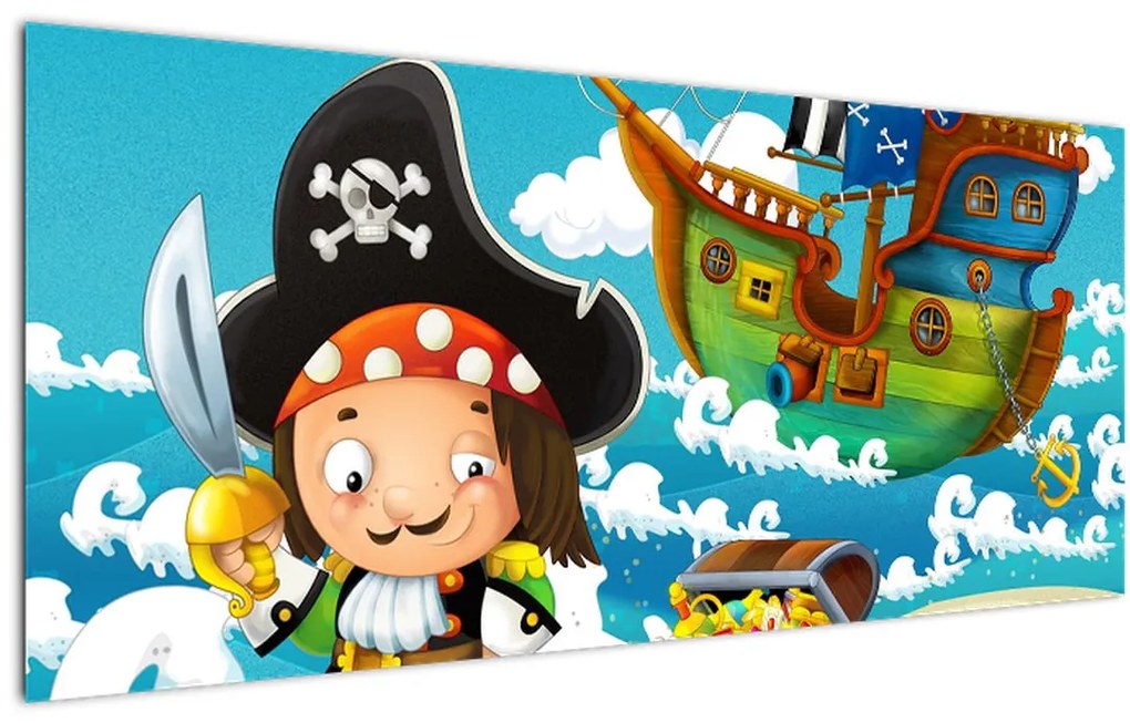 Tablou - Comoara piraților (120x50 cm)