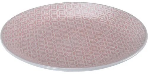 Farfurie întinsă din ceramică Sea, 27 cm,  roz