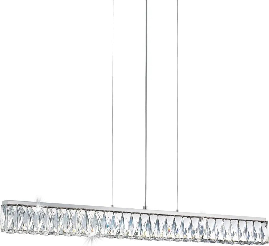 Eglo 95543 - TELLUGIO-S Candelabru din cristal, reglabil cu dimmer, LED/36W/230V 2700-6500K