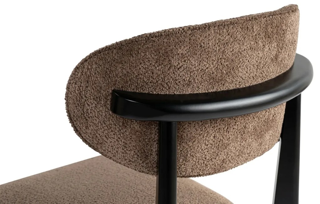 Set de scaune de sufragerie Lionte Brown andBlack, 2 buc.