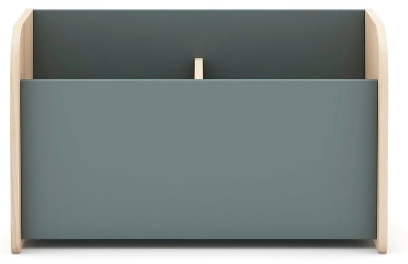 Bibliotecă de copii verde prăfuit 70x42x35 cm Esteban – Marckeric