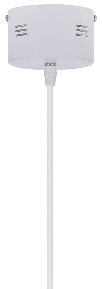 Lustră albă LED cu abajur din metal Lund – Candellux Lighting