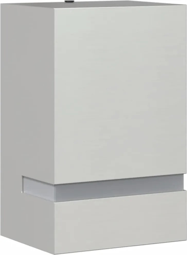 vidaXL Corp de iluminat exterior de perete, argintiu, oțel inoxidabil