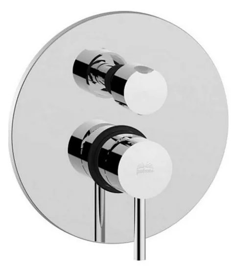 Paffoni LIGHT - Baterie de duș încastrată, crom lucios