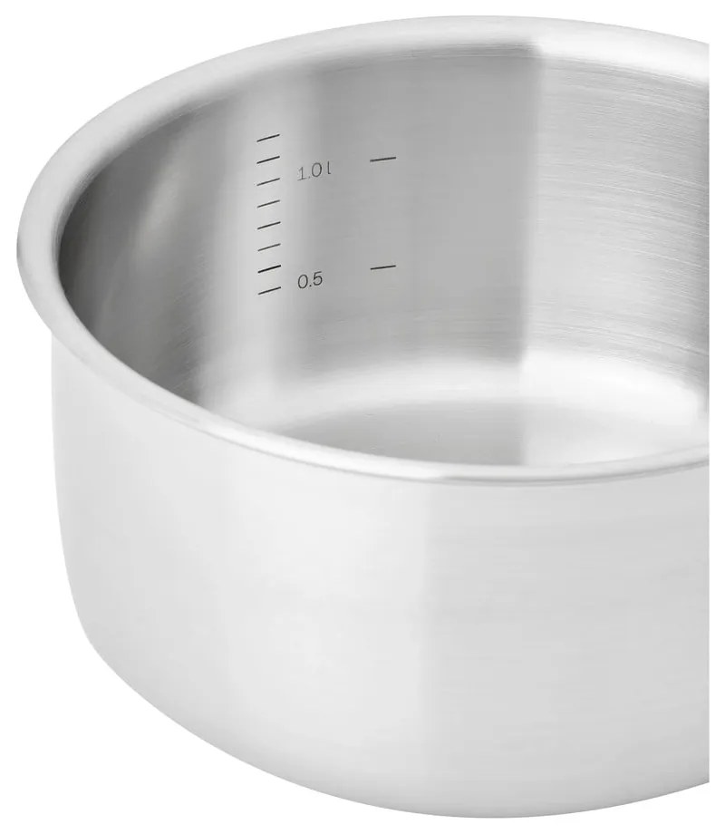 Oală cu capac din oțel inoxidabil 1,2 l adecvată pentru plita cu inducție Lucca 3.0 – FABINI