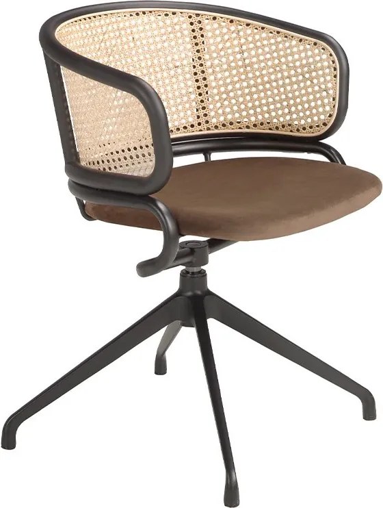 Scaun pivotant design modern Rattan