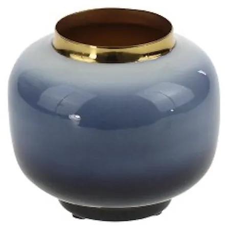 Vaza Blue Ombre 12x10,5 cm
