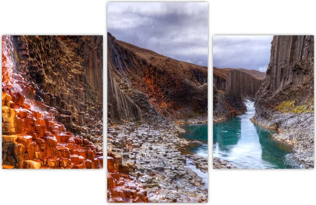 Tablou - Canionul Studlagil (90x60 cm)