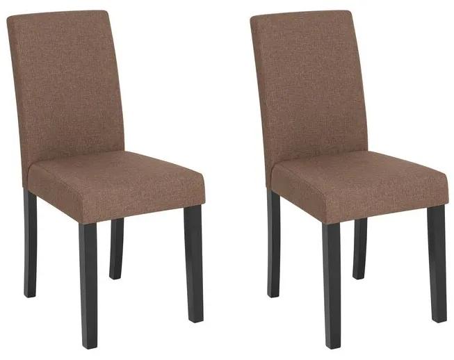 Zondo Set 2 buc. scaune de sufragerie BORWAY (maro). Promo -22%. 1023014